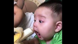 Funny  Baby  Chinese Baby Greedy望嘴quer comer envie de manger