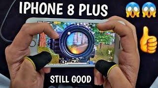 IPHONE 8 PLUS 2023   BEST 4-FINGERS CLAW FULL GYRO PUBG HANDCAM GAMEPLAY