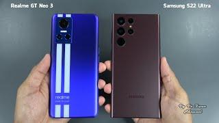 Realme GT Neo 3 vs Samsung Galaxy S22 Ultra  SpeedTest