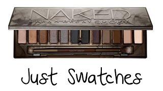 Just Swatches - Urban Decay Naked Smoky Palette