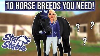10 Horse Breeds you need in Star Stable
