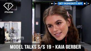 Kaia Gerber Model Talks SpringSummer 2019  FashionTV  FTV