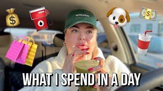 WHAT I SPEND IN A DAY *30 YEAR OLD YOUTUBER*