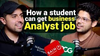 From Student to Business Analyst Your Step-by-Step Guide to Join Consulting Companies