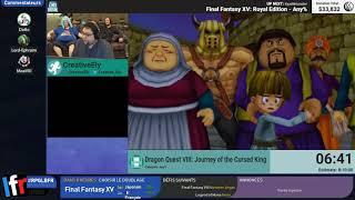 Dragon Quest VIII Journey of the Cursed King en 81727 Any% RPGLB18
