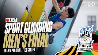  LIVE Sport Climbing Mens Boulder & Lead Finals  #OlympicQualifierSeries