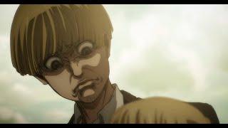 Yelena Scares Armin  Attack on Titan Season 4 Funny Moments