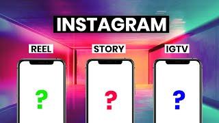 Instagram Story oder Reel?  IG Formate verstehen 