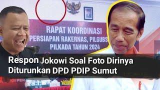 Kritik Pedas soal Foto Jokowi Tak Ada di Kantor PDIP Sumut Jokowi santai Menanggapi hal tersebut