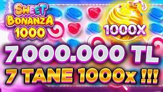  SWEET BONANZA 1000  BONANZA YENİ DÜNYA REKORUNU KIRDIK BÜYÜK RİSK BÜYÜK VURGUN #slotoyunları