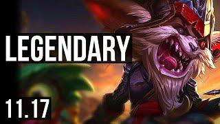 KLED vs SETT TOP  1906 Rank 5 Kled Legendary 6 solo kills  NA Grandmaster  v11.17