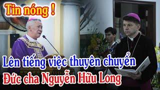 Tin Mới Lên Tiếng Về Thuyên Chuyển Đức Cha Anphong Nguyễn Hữu Long Giáo Phận Vinh - Xin Cầu Nguyện