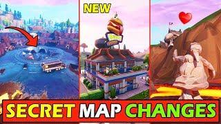 *NEW* FORTNITE SECRET MAP CHANGES LOOT LAKE GATE + NEW DURR BURGER UPDATE v8.4 UFODIGSITE STORY