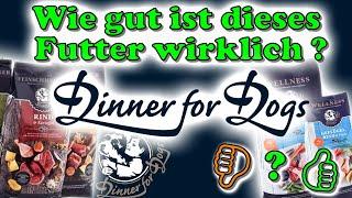 Dinner for dogs Hundefutter - Wie gut ist es wirklich?   Hundefuttertest Dinner for Dogs Futter