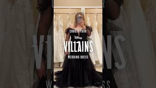 Let’s pick your Disney Villain wedding dress  #disneyvillains #blackweddingdress