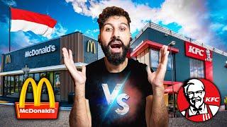 McDonald’s vs KFC in Jakarta Indonesia 