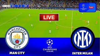 MANCHESTER CITY Vs INTER MILAN - UEFA Champions League  Live Football Match  PES 21