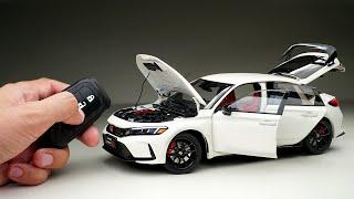 Unboxing of Honda Civic Type R FL5 118 Scale  Super Realistic Diecast Model