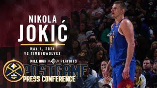 Nikola Jokić Full Post Game One Press Conference vs. Timberwolves 