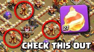 #1 INDIAN Team 3-Inferno Tower TRICK With Fireball Clash of Clans