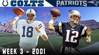 Tom Bradys FIRST Start Colts vs. Patriots 2001