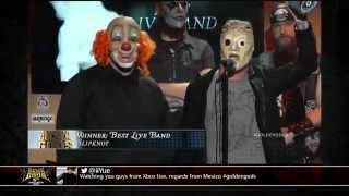 Golden Gods Awards 2013. Best Live Band Slipknot