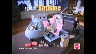 Barbie Airplane by Mattel ad shown in 2000