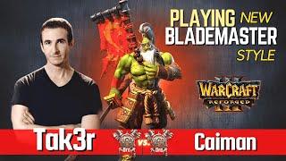 Tak3r vs Caiman  Warcraft 3 Reforged Ladder  Orc vs Orc W3Champions