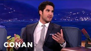 Darren Criss Remembers Cory Monteith  CONAN on TBS