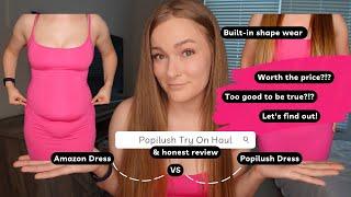 Miracle Shapewear? Popilush Try On Haul & Honest Review  Built-in Shapewear Dress