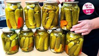 Pickled cucumbers this way ONLY no other methods Crunchy WITHOUT horseradish and sterilization