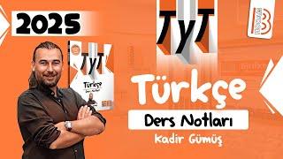 10 TYT Türkçe - Sıfat 1 Ön Ad -  Kadir GÜMÜŞ - 2025