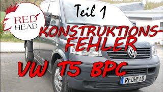 VW T5 25 TDI - Motorcheck & Konstruktionsfehler beheben  Redhead