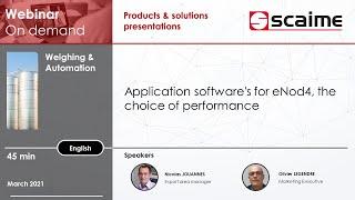 Webinar OnDemand - Application softwares for eNod4 the choice of performance