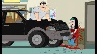 American Dad - Hayley is crushed by Stans car