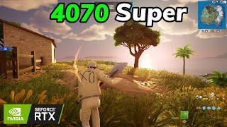 Rtx 4070 Super + i7-14700k - Full test in Fortnite Chapter 5  1440p  DLSS  DX12