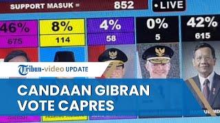 Jadi Perbincangan Gibran Posting Foto Hasil Voting Jadi Urutan Pertama Capres Favorit Lumayan