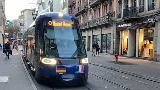 Mit der Straßenbahn in StrasbourgEurotram Von  ️BOMBARDIER Transportation ️