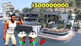 GTA 5  FRANKLIN SHINCHAN AND PINCHAN BOUGHT A MOST EXPENSIVE MANSION 