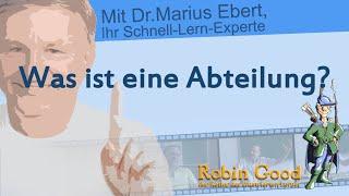 Was ist eine Abteilung?