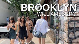 NEW YORK CITY Walking Tour 4K - BROOKLYN - WILLIAMSBURG