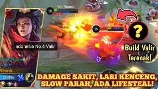 BUILD VALIR DAMAGE PALING ENAK DAMAGE SAKIT & LINCAH GLOBAL VALIR GAMEPLAY - MOBILE LEGENDS