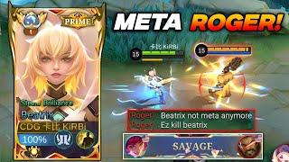 GLOBAL BEATRIX vs BROKEN META ROGER  NEW  1 HIT DAMAGE BUILD  Must Try