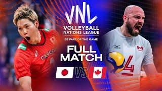 Nishida SERVES Japan to a win  - Japan vs. Canada - Full Match  Mens VNL 2023