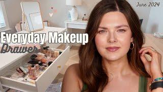 Everyday Makeup Drawer & GRWM  June 2024