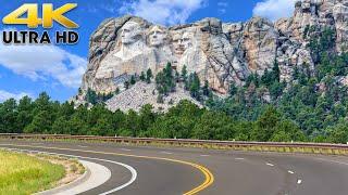 2 Hours of Scenic Mountain Driving Through South Dakotas Black Hills 4K