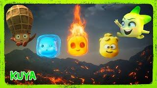  Fire vs  Water... Who wins?  The Start of Kuya  Compilation  KUYA Animation