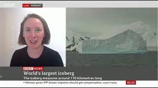 Iceberg A-76  breaks from an ice shelf in Antarctica- BBC Report