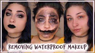 How to remove dark waterproof makeup  Easiest way remove makeup  Beautybyjosiek