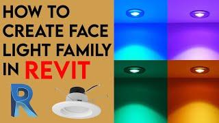 Revit lighting tutorial  How to make a functioning light family in revit  revit tutorial 